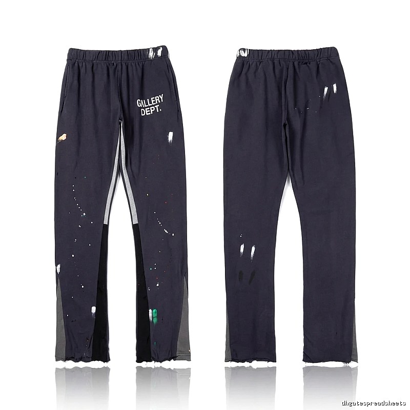 Gallery Dept Graffiti Style Black Trousers