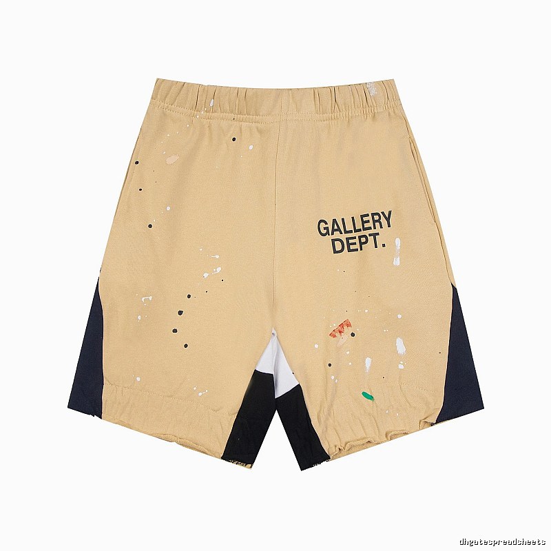 Gallery Dept. Graffiti Style Khaki Shorts
