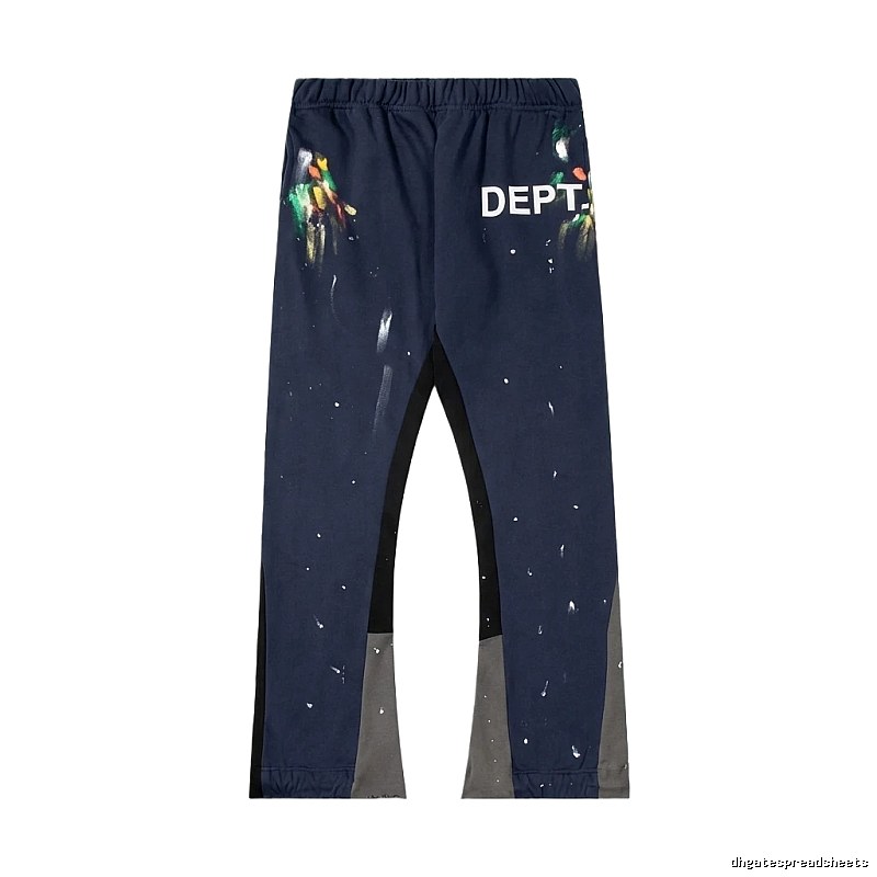 Gallery Dept graffiti-style navy blue pants