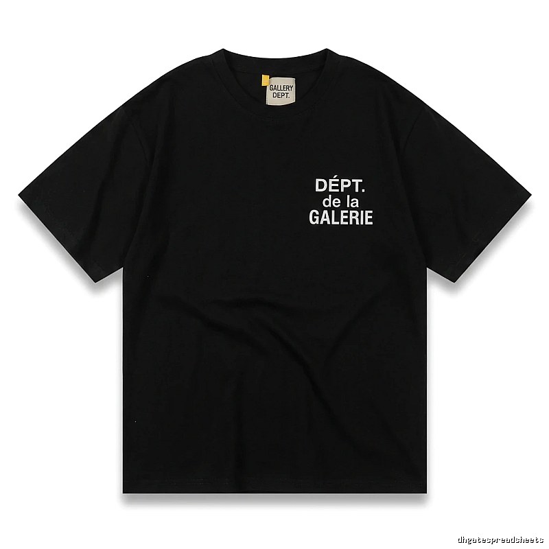 Gallery Dept Trendy and Cool Black T-shirt