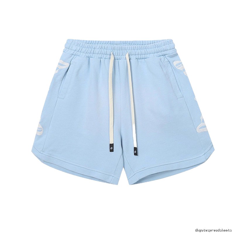 Godspeed Jacquard Street Style Light Blue Shorts
