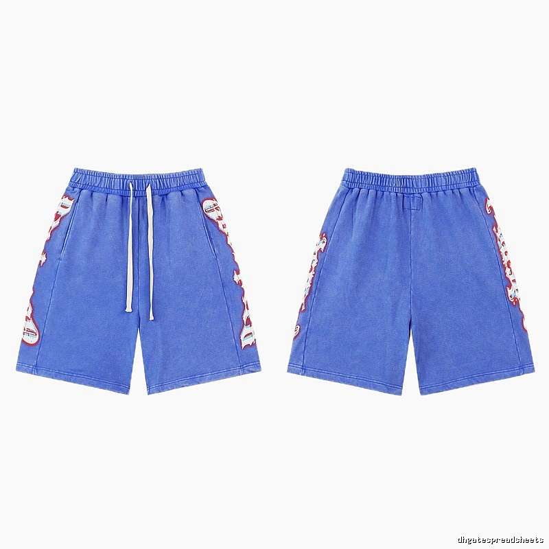 Godspeed Printed Street Style Blue Shorts
