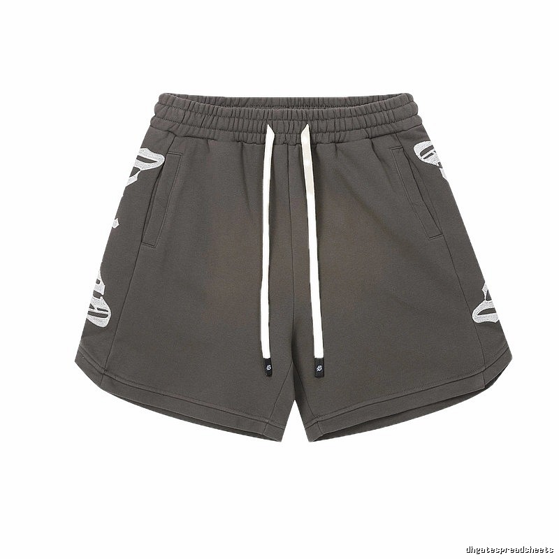 Godspeed Printed Street Style Charcoal Gray Casual Shorts