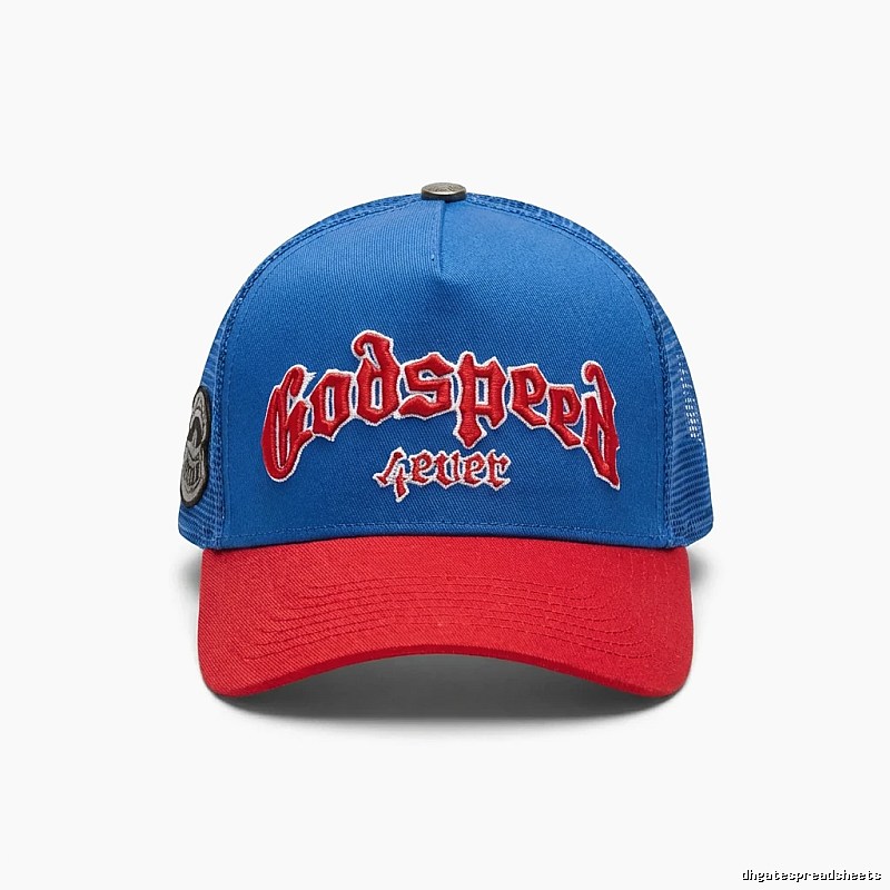 Godspeed Retro Style Red and Blue Hat