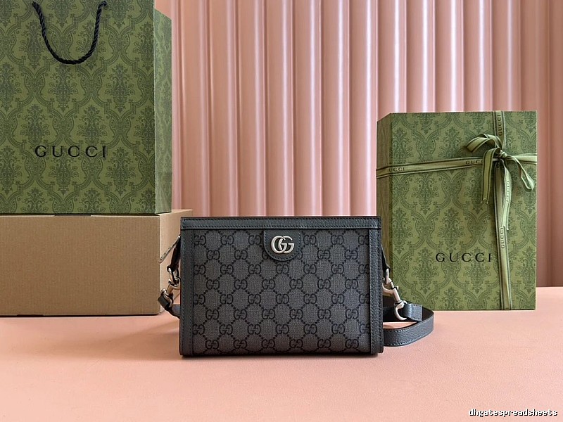 Gucci GG Supreme shoulder bag Gray Monogram Canvas