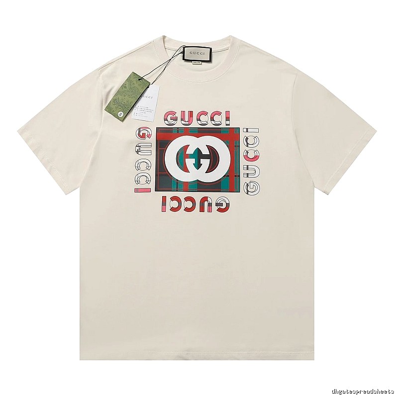 Gucci printed fashion white T-shirt