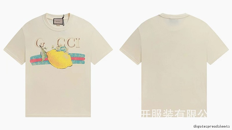 Gucci Vintage-style Off-white Lemon Print T-Shirt