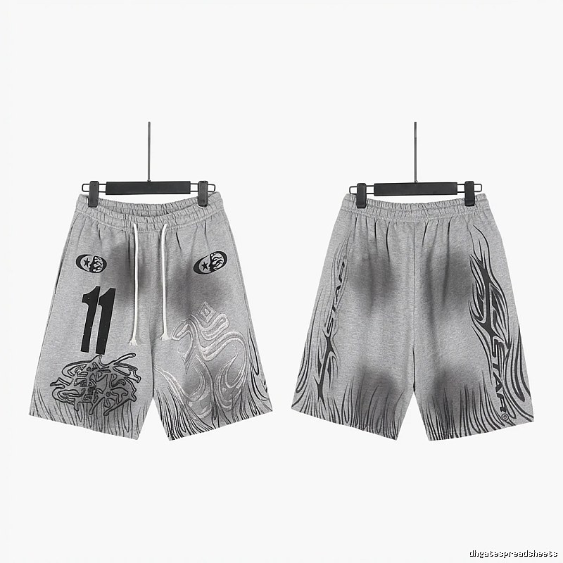Hellstar dark style gray shorts