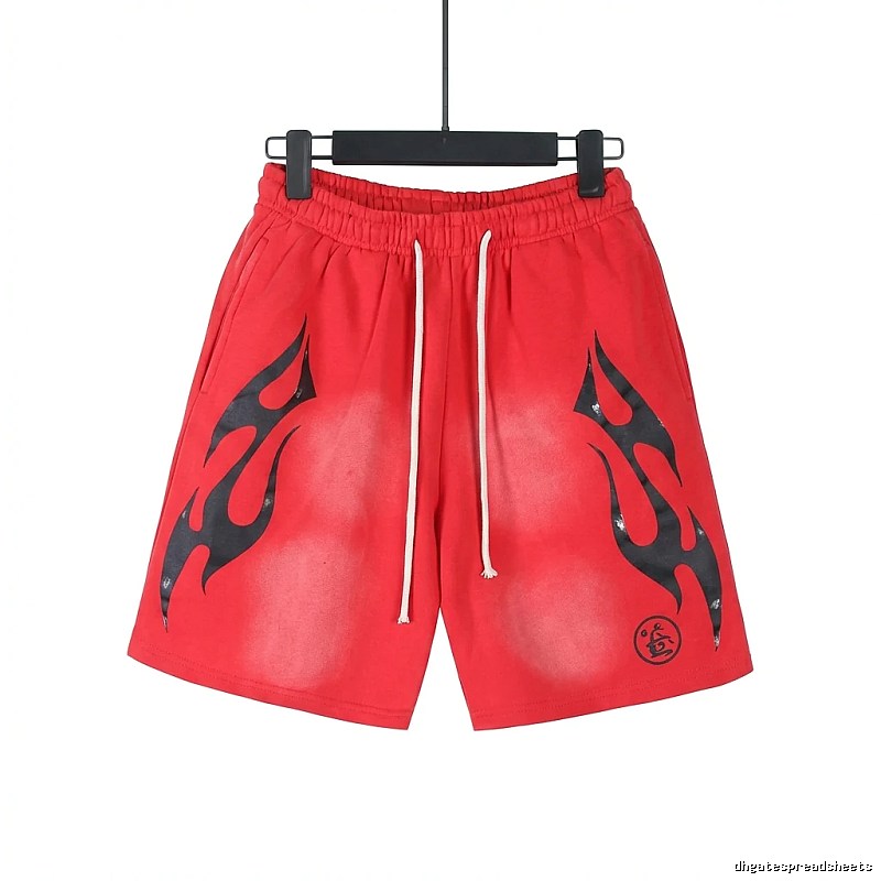 Hellstar Flame Wind Red Shorts