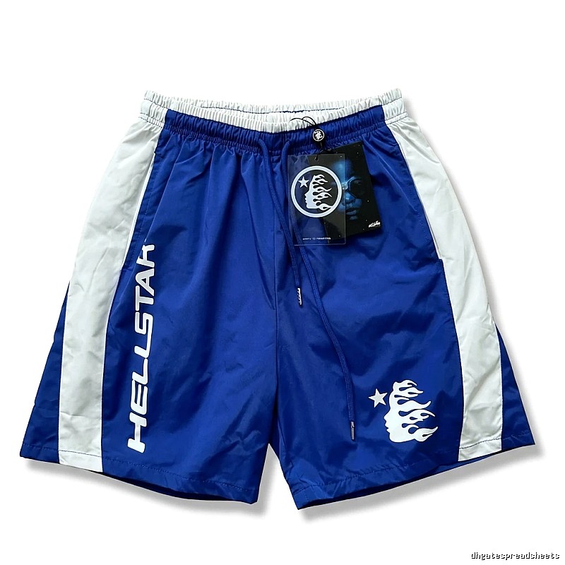 Hellstar sporty blue and white shorts