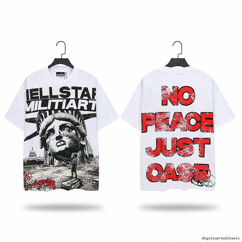 Hellstar Statue of Liberty Print White T-shirt