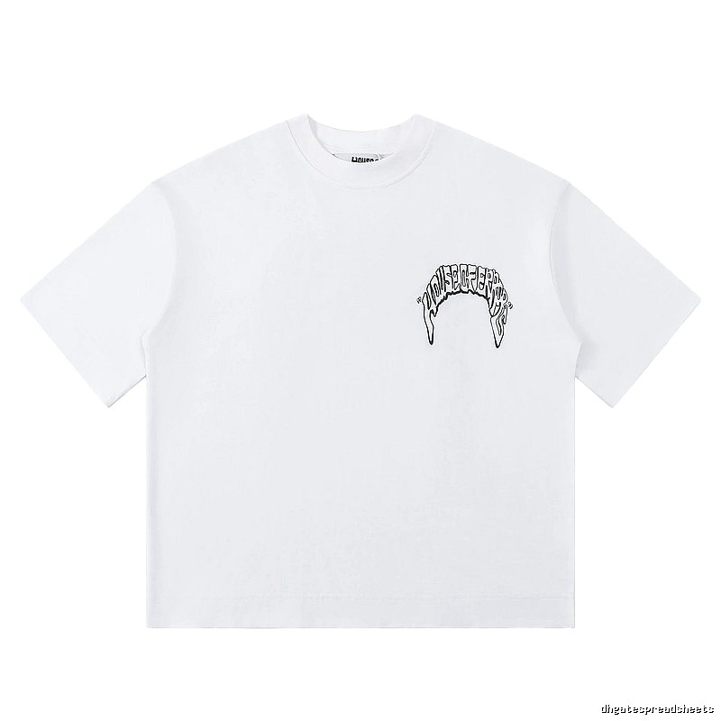 House of Errors Trendy White Short-sleeve Shirt