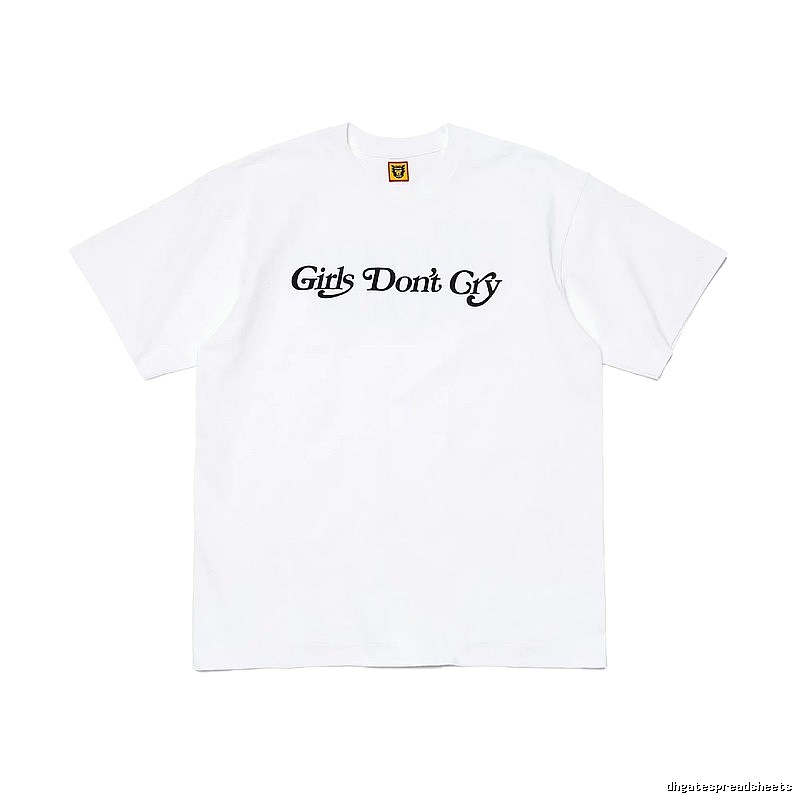 HUMAN MADE Co-branded Japanese Streetwear White Printed T-Shirt