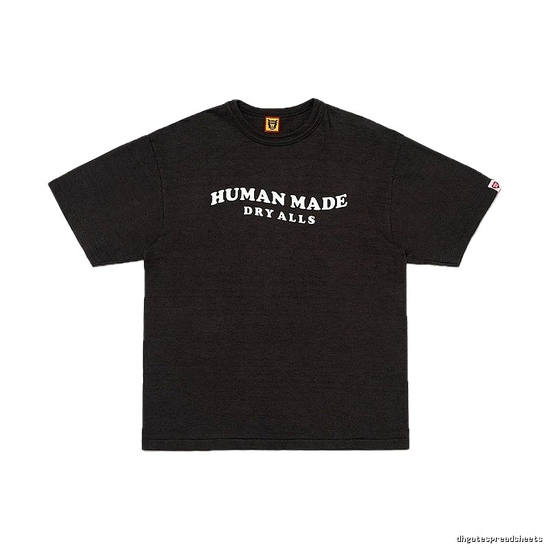 HUMAN MADE DRYALLS Vintage Style Black T-shirt