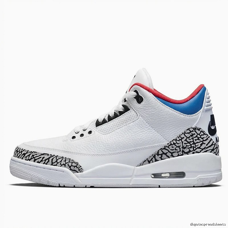 Jordan 3 Retro White Sneakers
