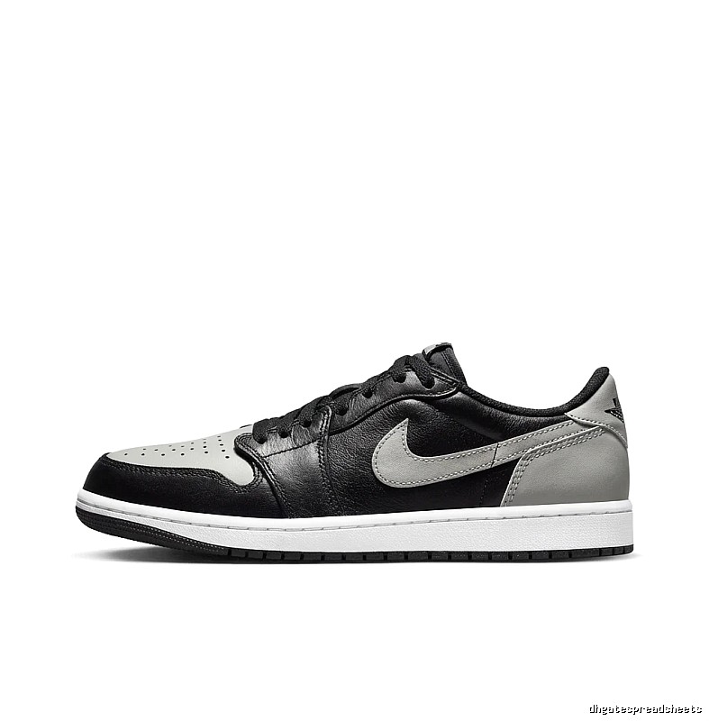 Jordan AJ1 black, white and grey trendy sneakers