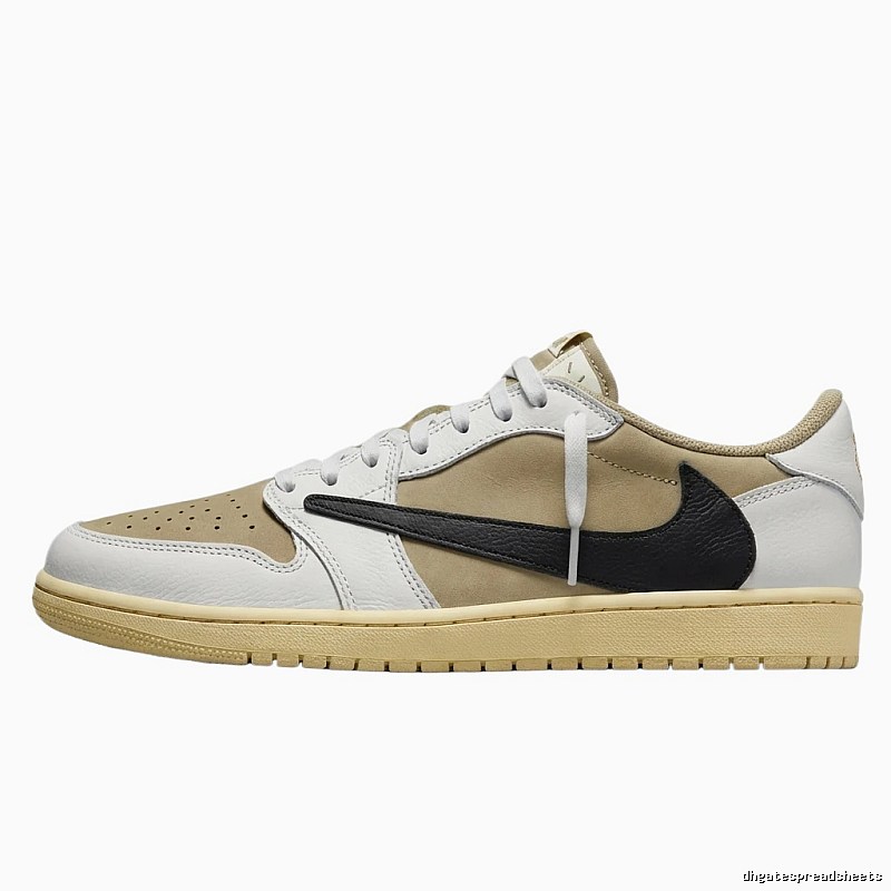Jordan AJ1 Simple Beige Sports Shoes