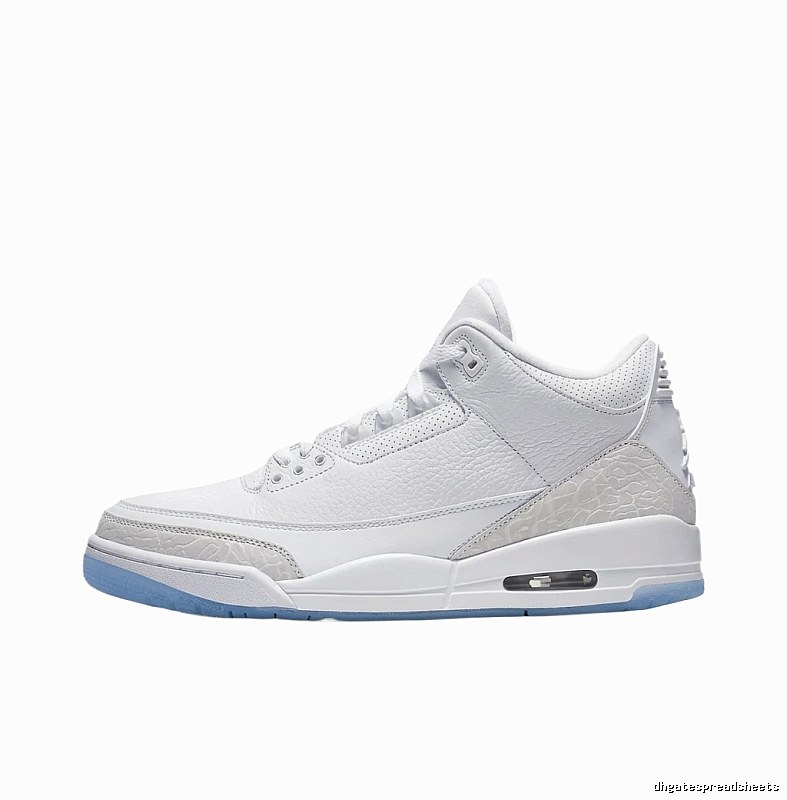 Jordan AJ3 Trendy White Shoes