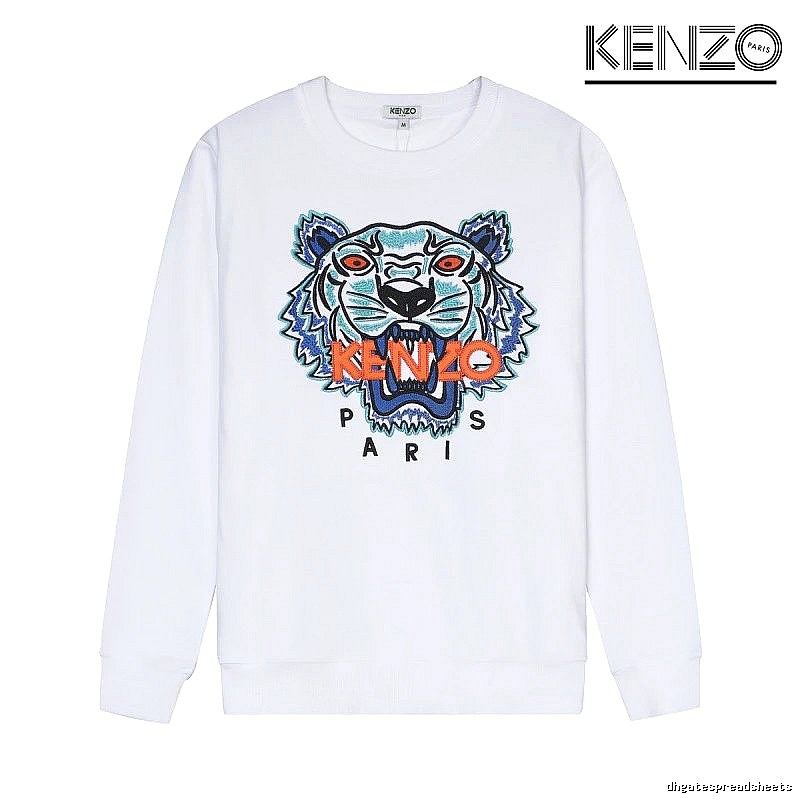 Kenzo Style Kc16 Tiger SweatShirt Coffee Run Graphic