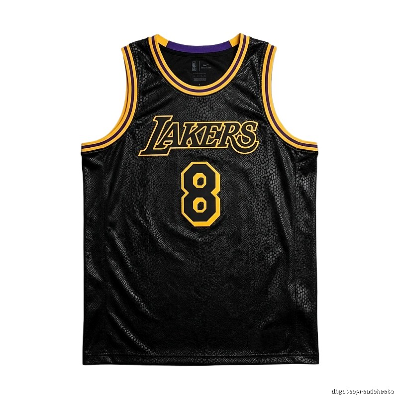 Kobe Lakers No. 8 black vest