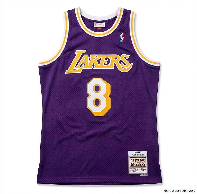 Kobe Lakers retro-style jerseys