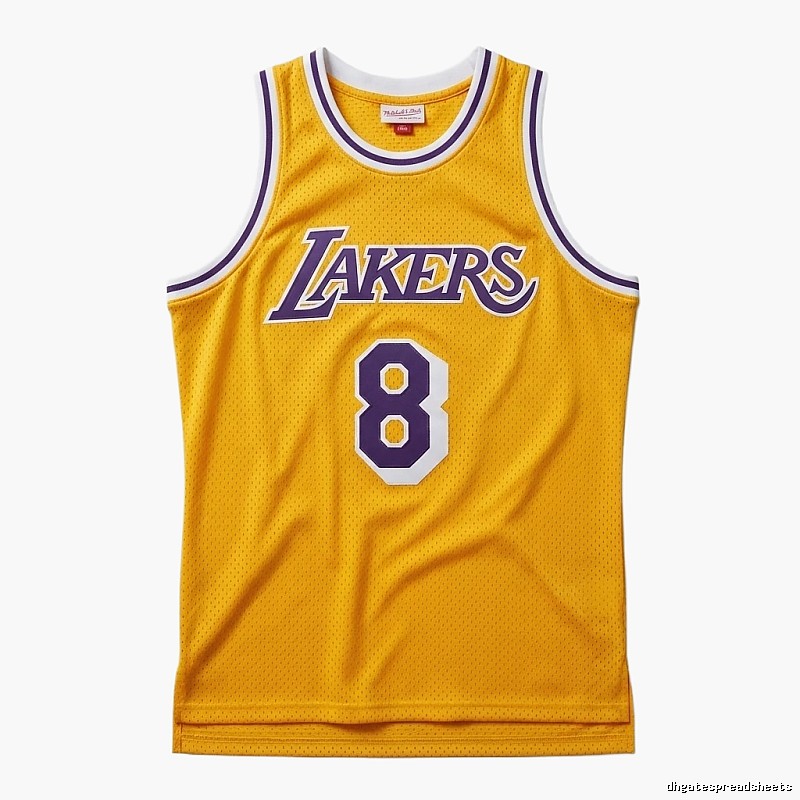 Kobe Lakers retro yellow jersey