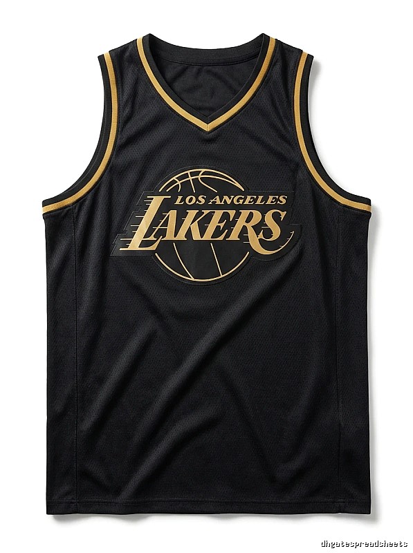 LBJ Lakers retro black jersey