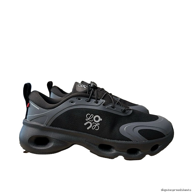 LOEWE black casual sports shoes