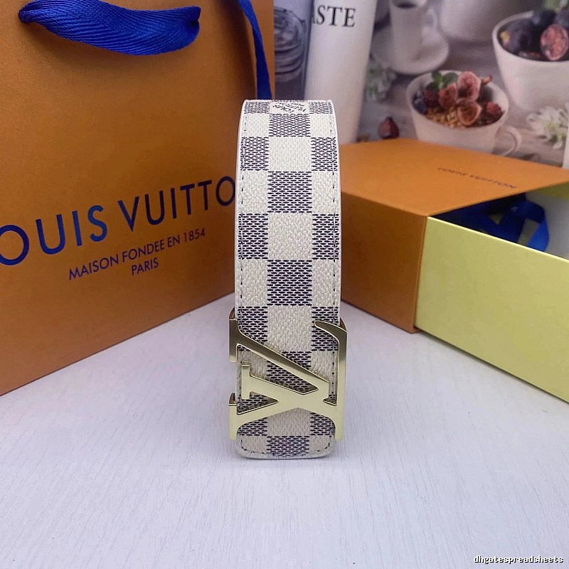 Louis Vuitton Travel-Friendly Accent Monogram Belt City Outfit