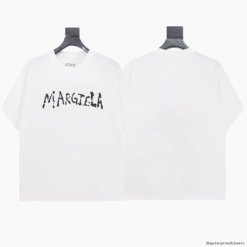 Maison Margiela Graffiti Street Style White T-shirt