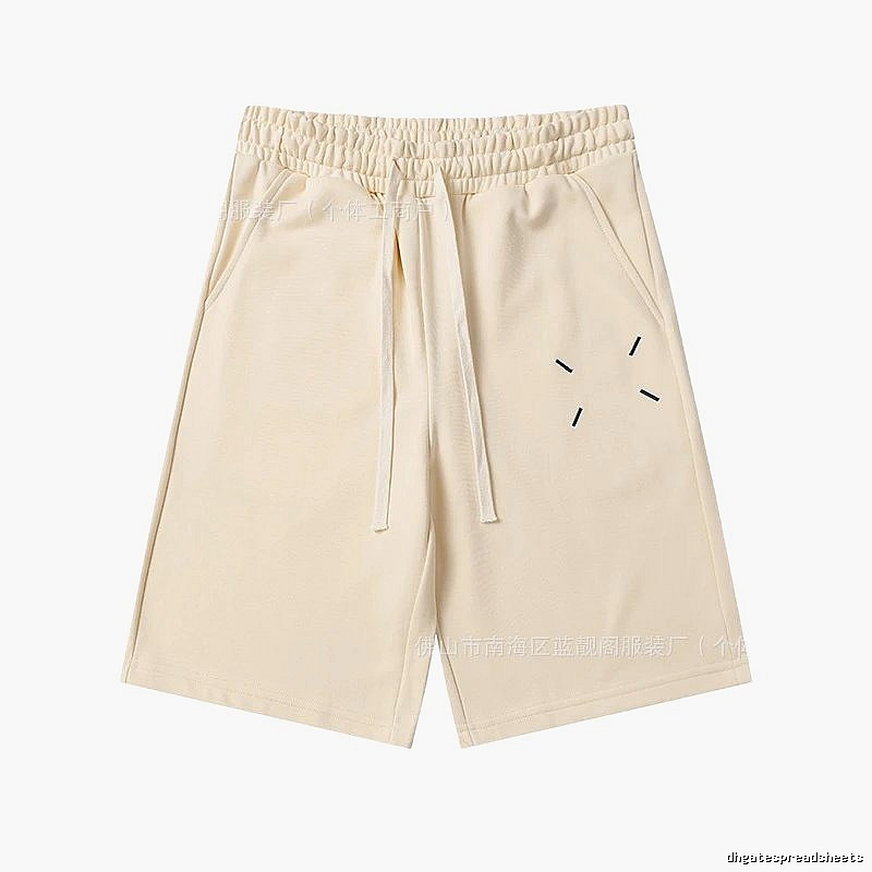 Maison Margiela minimalist style beige shorts