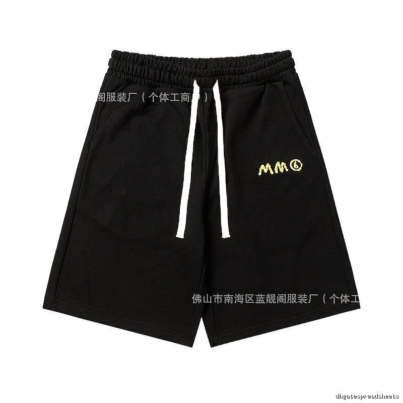 Maison Margiela minimalist style black shorts