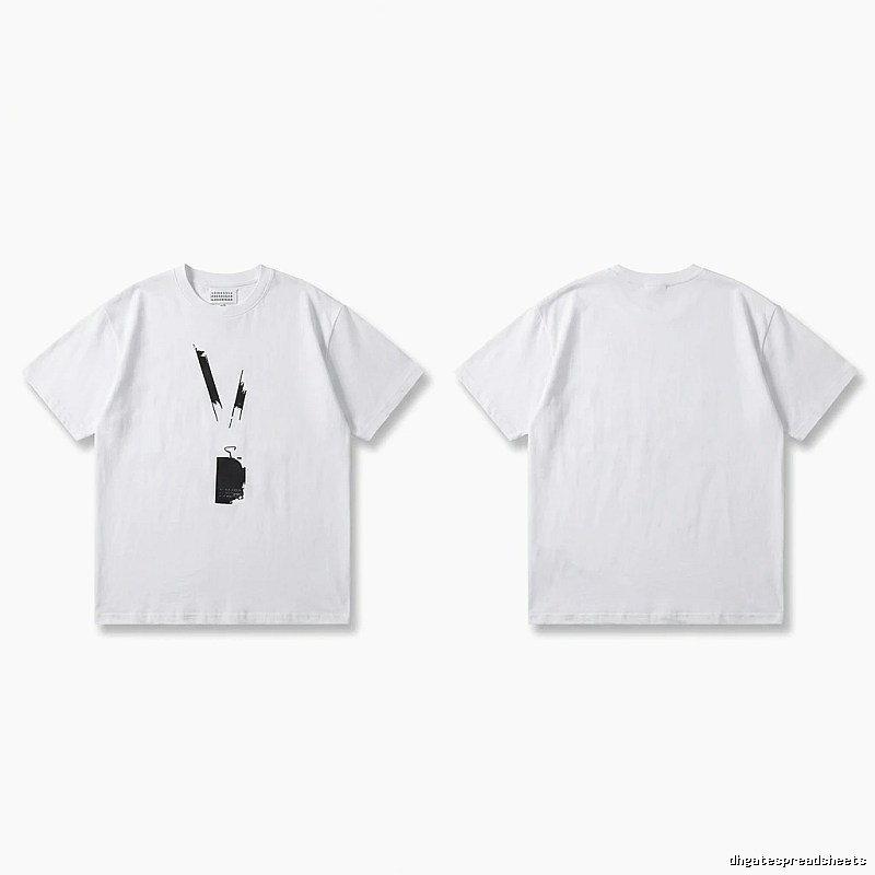Maison Margiela minimalist style white T-shirt