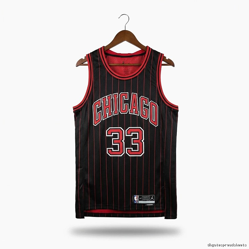 Michael Jordan retro black and red jersey