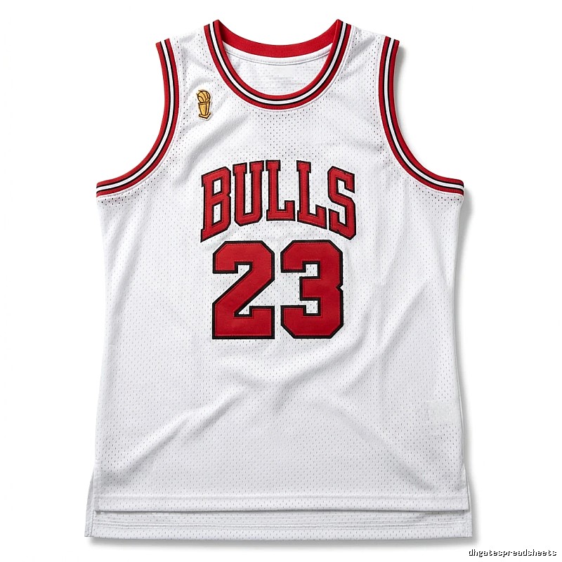 Michael Jordan retro-style white jersey