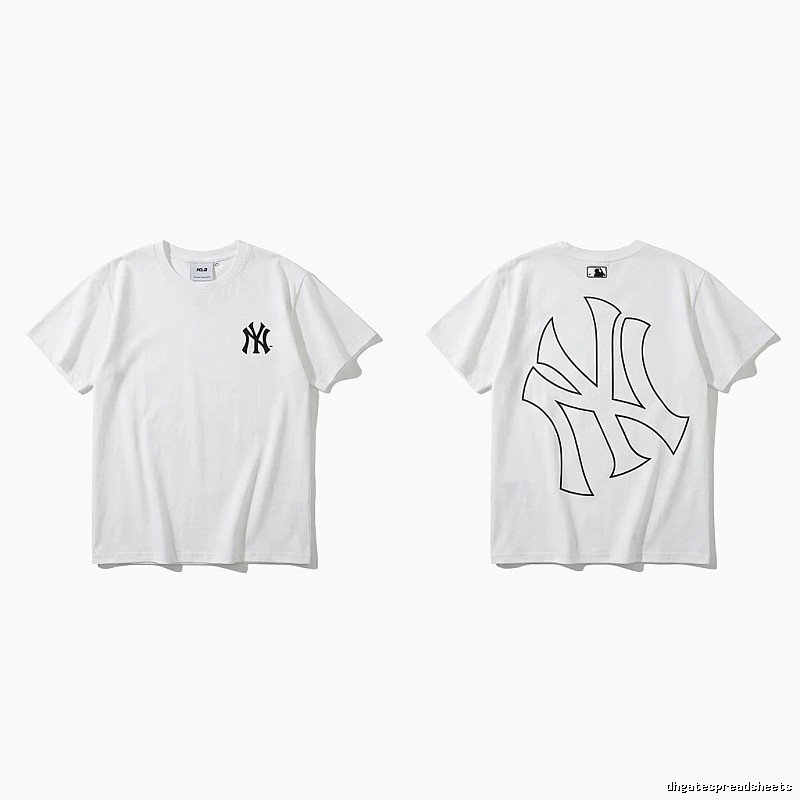 MLB New York Yankees minimalist style white T-shirt