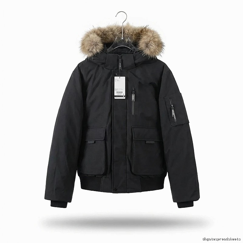MLB Workwear Style Black Down Jacket