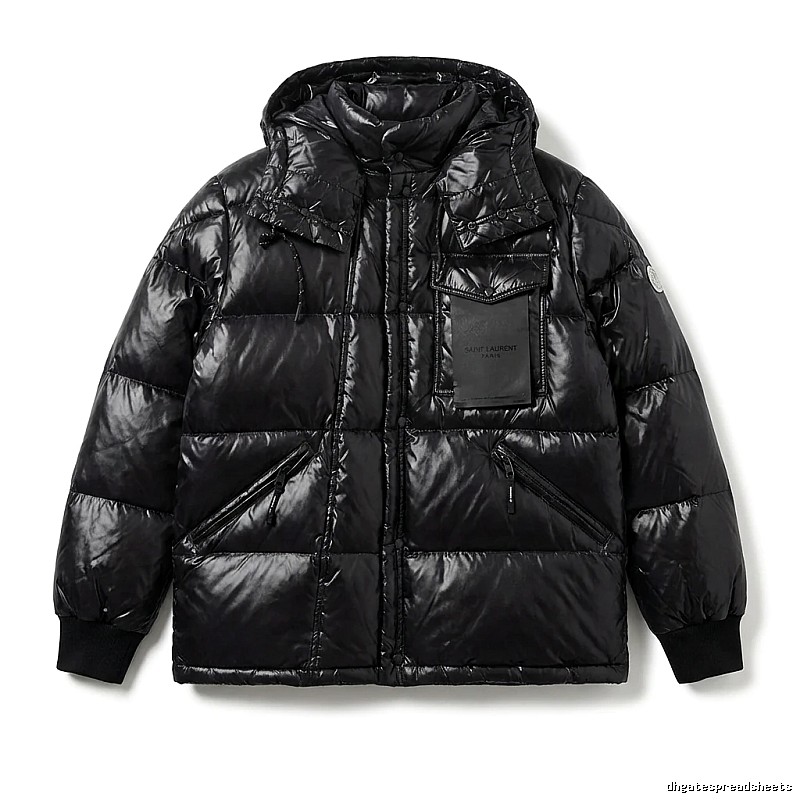Moncler black trendy and cool down jacket