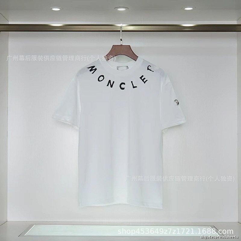 Moncler Graffiti Casual Style White Short-sleeve T-shirt