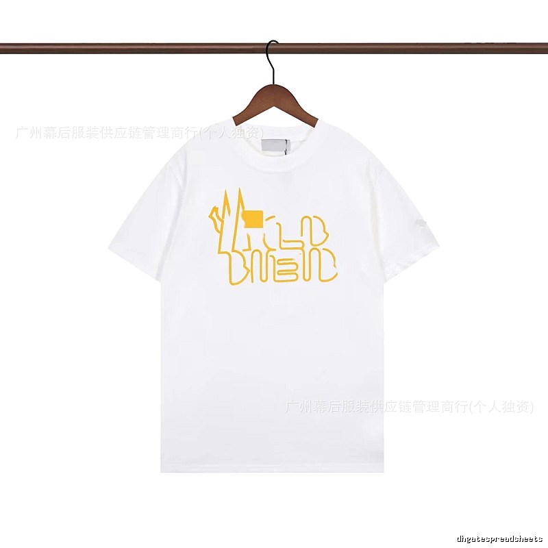 Moncler Line Sketch Print Casual Style White T-Shirt