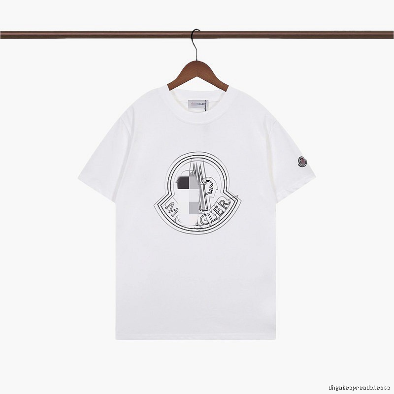 Moncler Logo Collection Trendy Style White T-Shirt