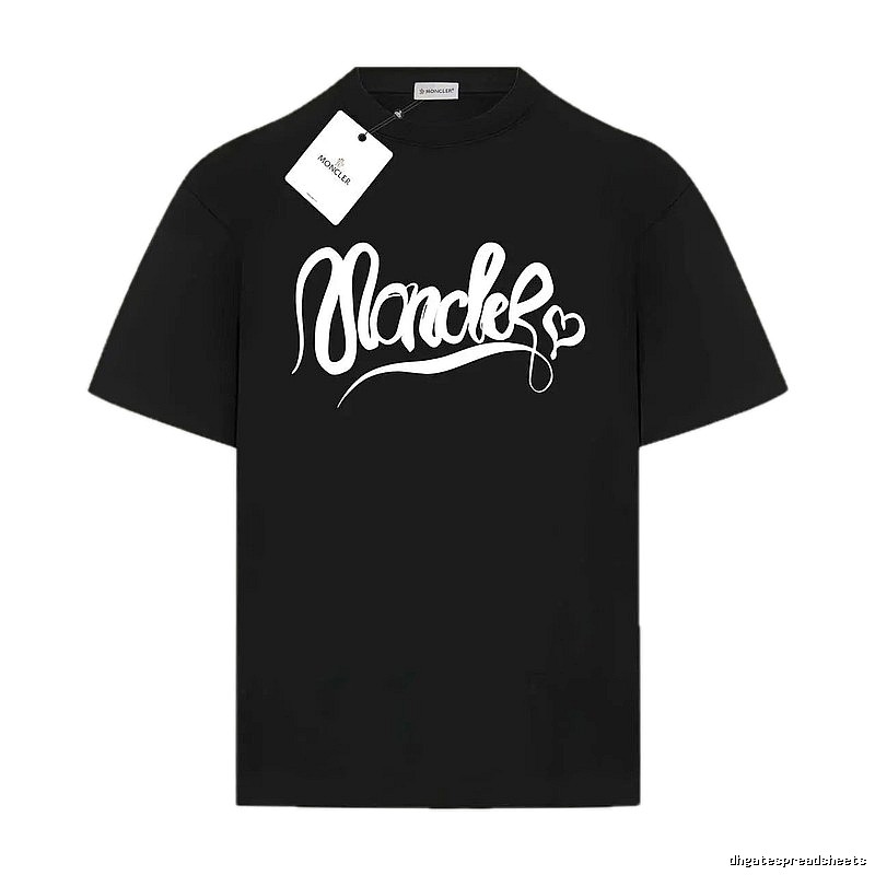 Moncler Love Trendy Black T-shirt