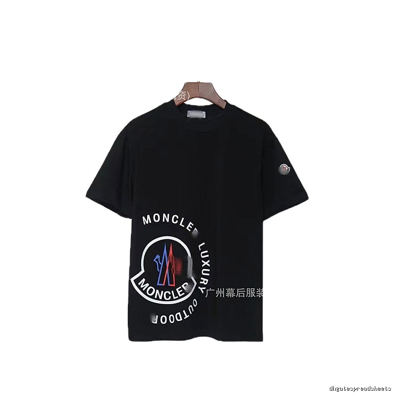 Moncler Outdoor Casual Style Black Short-sleeve T-shirt