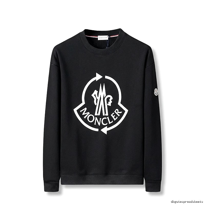 Moncler's classic trendy black sweatshirt