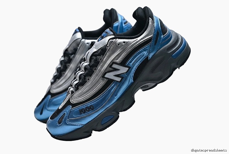 New Balance 1000 Trendy Blue-Gray Athletic Shoes