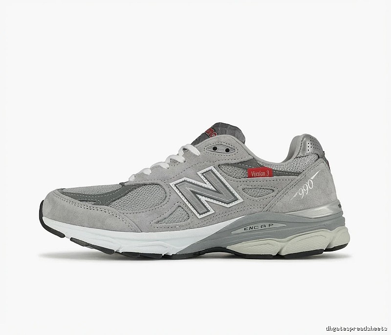 New Balance 990 Series Retro Style Grey Shoes