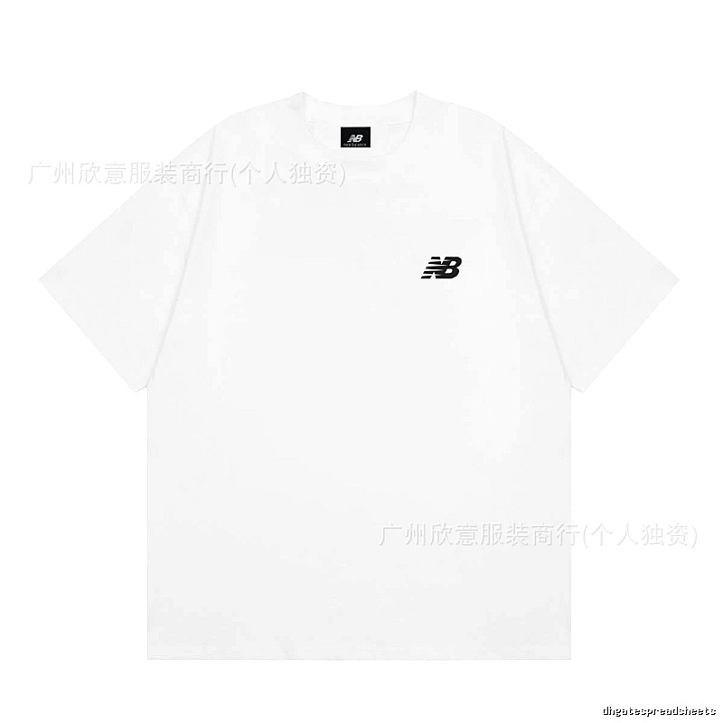 New Balance Classic Casual Style White Short-sleeve T-shirt