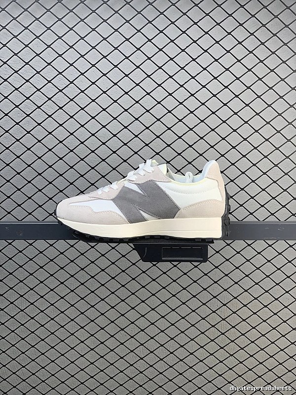 New Balance Gray Retro Runners Highlighting Road Runner Profile