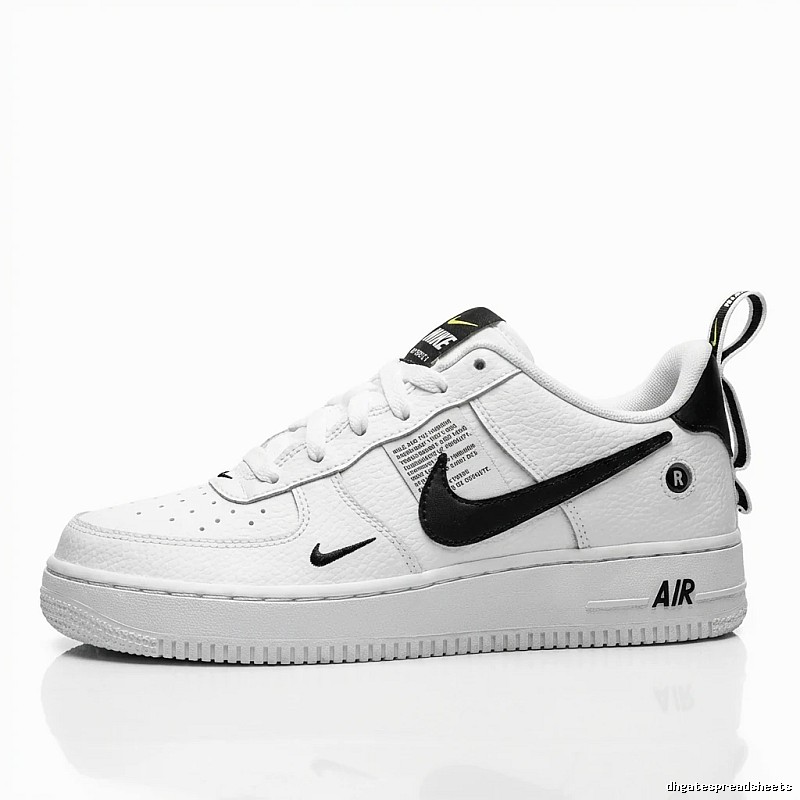 Nike Air Force 1 Black and White Trendy Shoes