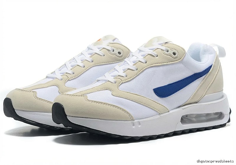 Nike Air Retro White and Blue Shoes